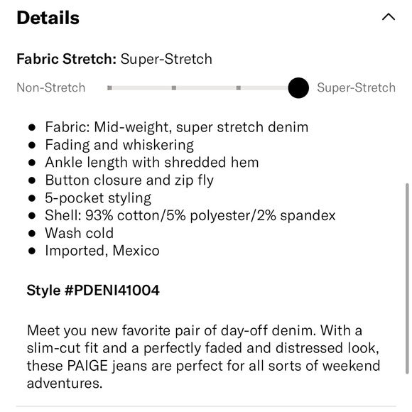 Paige Cindy Destroyed Hem Jeans - Picture 7 of 15